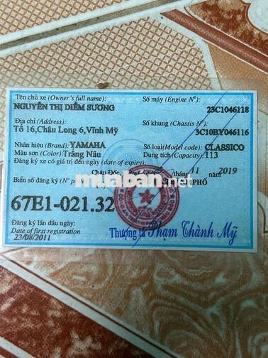 Yamaha Classico Trắng 518919 km