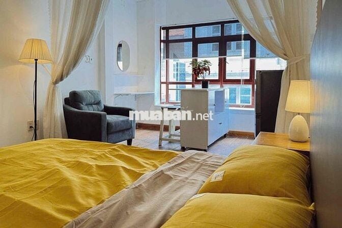 STUDIO MỚI TRỐNG CỰC XINH - FULL NỘI THẤT NGAY TRUNG TÂM BẾN THÀNH Q1