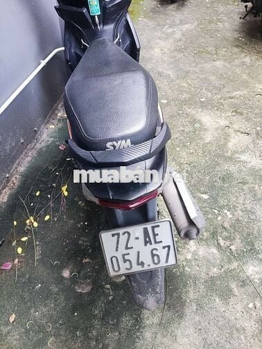 SYM Galaxy Đen Xăng Số