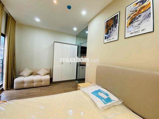 PHÒNG FULL NỘI THẤT TRẦN BÌNH TRỌNG, MÁY GẶT RIÊNG, CỬA SỔ LỚN, PHÒNG