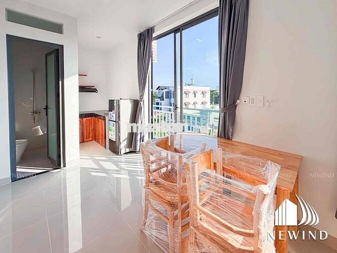 STUDIO BANCON MỚI XÂY THOÁNG MÁT FULL NỘI THẤT GẦN LOTTEMART