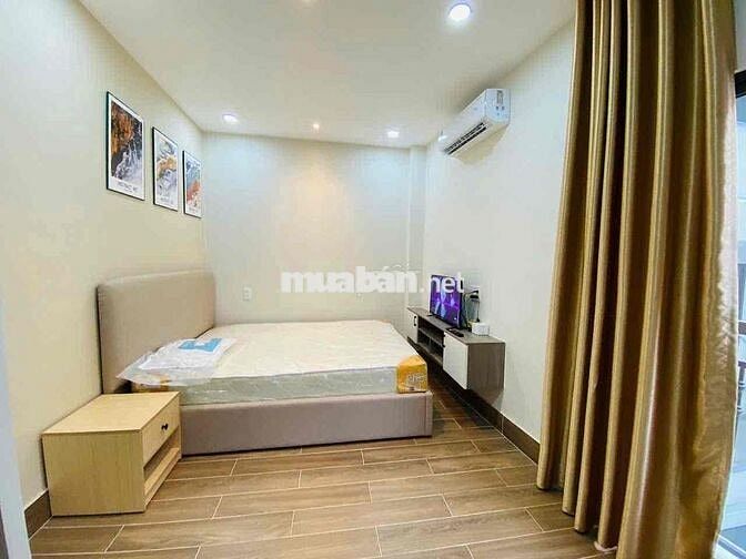 PHÒNG FULL NỘI THẤT TRẦN BÌNH TRỌNG, MÁY GẶT RIÊNG, CỬA SỔ LỚN, PHÒNG
