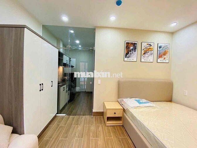 PHÒNG FULL NỘI THẤT TRẦN BÌNH TRỌNG, MÁY GẶT RIÊNG, CỬA SỔ LỚN, PHÒNG