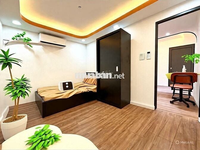 Căn hộ 1PN tách bếp 40 m²- Full nội thất Trung tâm Bình Thạnh