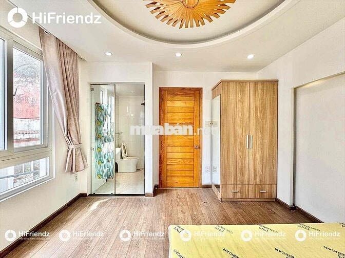 STUDIO CỬA SỔ TRỜI ĐÓN NẮNG FULL NỘI THẤT GẦN CV LÀNG HOA