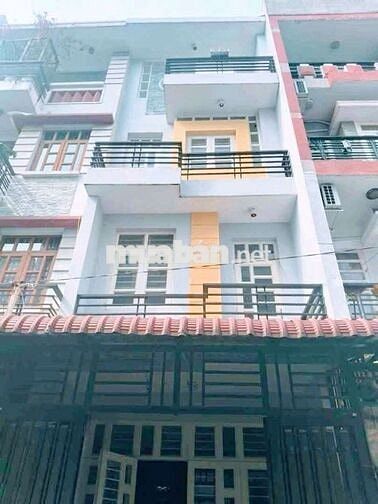 cho thuê nhà đúc 4 lầu hẻm xe hơi lê văn thọ Gò Vấp 4 x16 giá 16tr