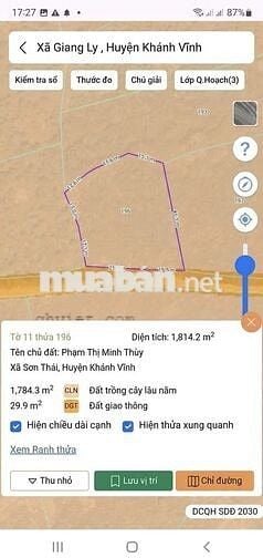 Bán Đất siêu hot cách Nha Trang 30phut - cách Đà Lạt 1 tiếng
