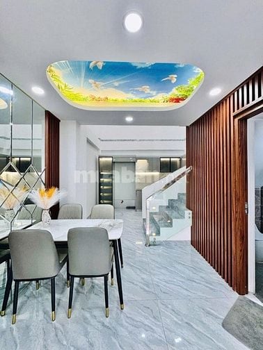 Bán Nhà HXH Khu đồng bộ Trần Bá Giao Sát mặt tiền sông Vàm Thuật