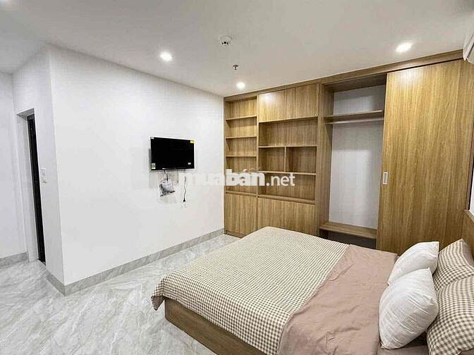 CHO THUÊ CĂN HỘ KHÉP KÍN TẠI ĐÀM QUANG TRUNG,THANG MÁY, FULL NỘI THẤT