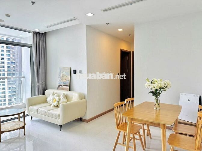 Cho thuê 2PN toà P6, 74m2, Full nội thất, View thoáng, Giá chỉ 24tr 