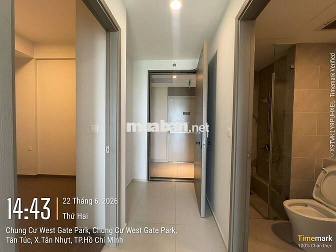 Giá Tốt 7 Triệu Cho Thuê 2PN,2WC  Chung Cư Westgate An Gia Tầng Trung
