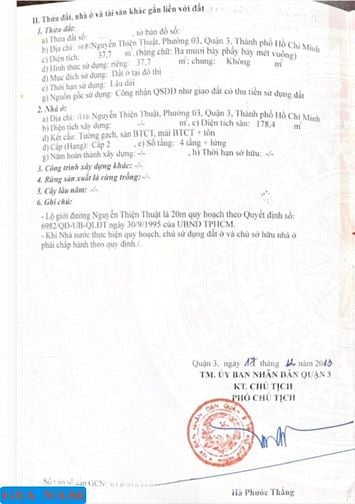 BÁN NHÀ MẶT TIỀN KINH DOANH : 286 NGUYỄN THIỆN THUẬT - P. 3 - Q. 3 