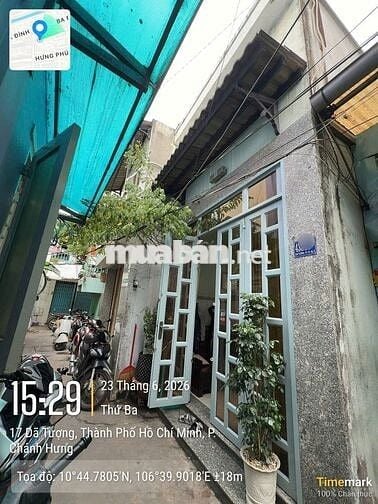 Cần bán căn nhà hẻm 435/….  Phường 10,Quận 8, 