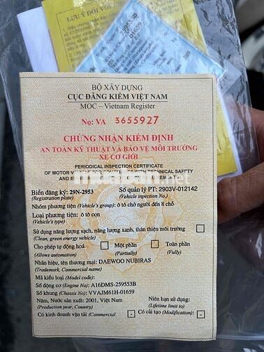 Daewoo Nubira 2001 tên tư nhân xe ngon chất