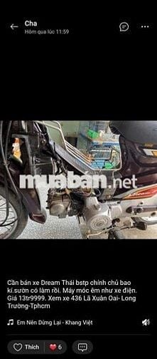 Honda Dream Thái Nâu Xăng