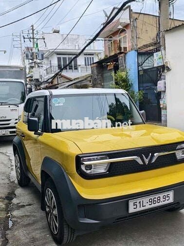 Vinfast VF3 2025 Vàng Pin thuê xe đẹp bao check