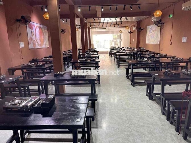 SANG QUÁN LẨU VÀ NƯỚNG MT HOÀNG DIỆU 2 ĐANG CÓ LỢI NHUẬN MB : 7m x 35m