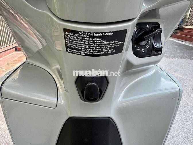 Honda Vision 2024 Xám xi măng