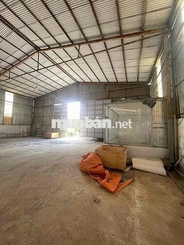 Cho Thuê Xưởng (700m2, điện 3Fa) Đường 8m, gần KCN Thạnh Phú- Giá:17tr
