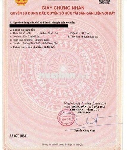 🗣️CHỦ NGỘP CẦN BÁN GẤP ĐẤT KHU VỰC TÂN TRIỀU