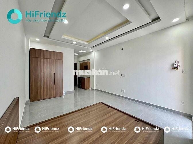 Căn hộ 40m2 ban công, full nội thất | gần vòng xoay Lê Đại Hành