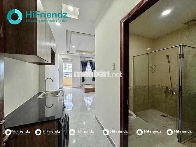 Căn hộ 40m2 ban công, full nội thất | gần vòng xoay Lê Đại Hành