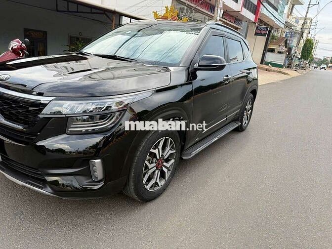 Kia Seltos Premium 2021 Đen 1.4 Turbo 470tr