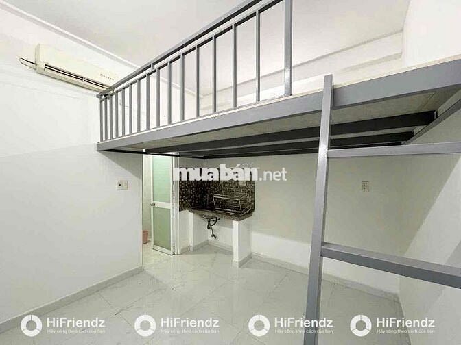 PHÒNG CÓ GÁC SẴN MÁY LẠNH MỚI XÂY NGAY GẦN ĐẦM SEN GẦN ĐH VĂN HIẾN