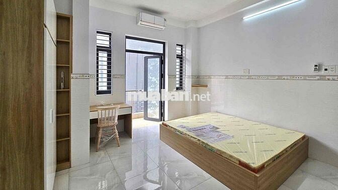 Duplex 2 không gian ngủ, ban công cửa sổ trời - full tiện nghi sát Q5