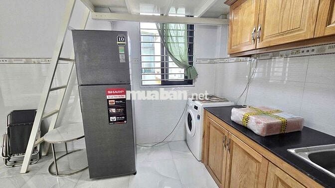 Duplex 2 không gian ngủ, ban công cửa sổ trời - full tiện nghi sát Q5