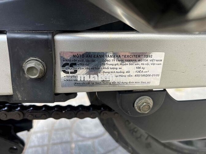 Yamaha Exciter 2006 Bạc 6298 km