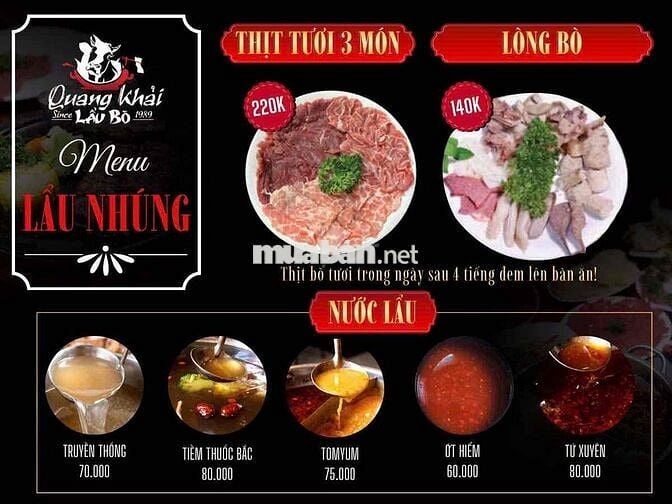 📢 TUYỂN DỤNG NHÂN SỰ – LẨU BÒ QUANG KHẢI
