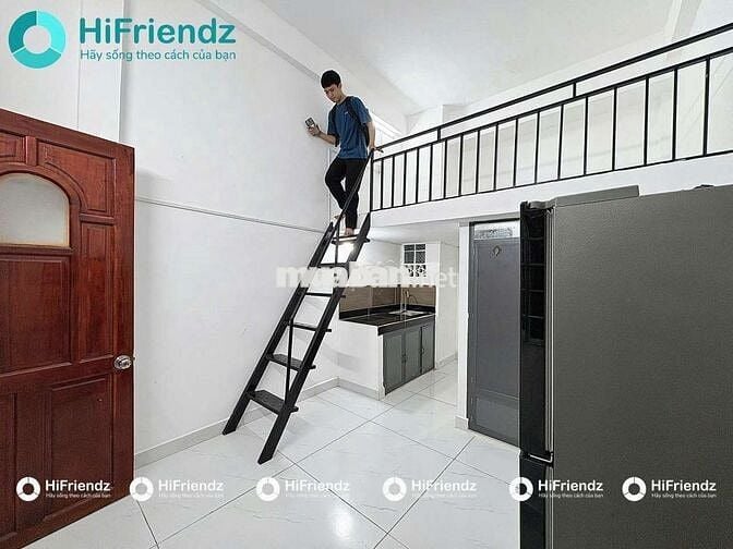 CHÍNH CHỦ CHO THUÊ PHÒNG NGAY ĐH VĂN LANG CS3 Ở ĐƯỢC 4NG4XE GÁC CAO 2M