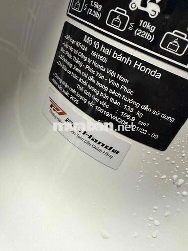 Honda SH160i CBS 2025 Trắng 6000 km