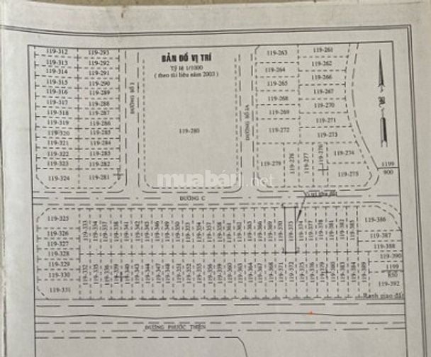 Chính chủ bán đất nền đường 2C, khu tái định cư Phước Thiện