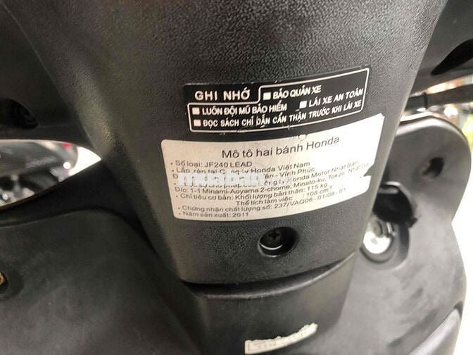 Honda Lead 2011 Nâu Việt Nam