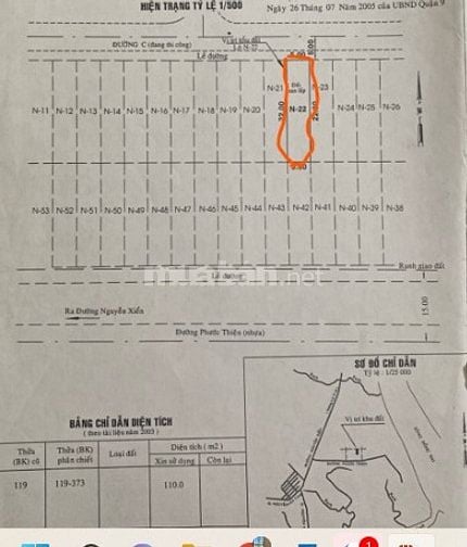 Chính chủ bán đất nền đường 2C, khu tái định cư Phước Thiện