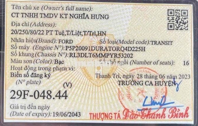 Ford Transit 16 chỗ Bạc