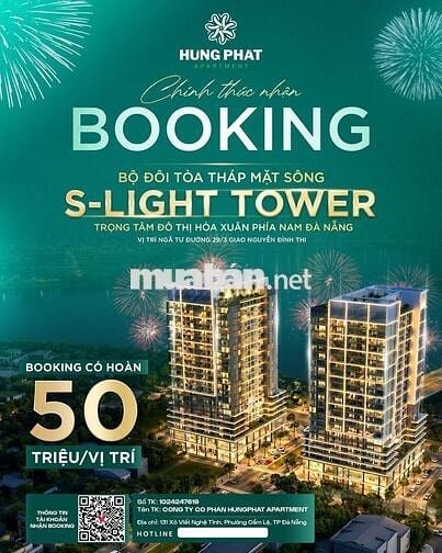 Căn S-Light Tower SUN GROUP Hòa Xuân Tầm view sống hàn  pháo hoa