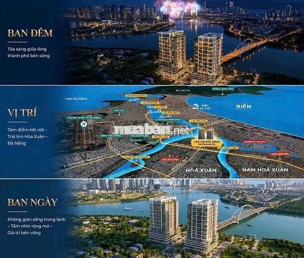 Căn S-Light Tower SUN GROUP Hòa Xuân Tầm view sống hàn  pháo hoa