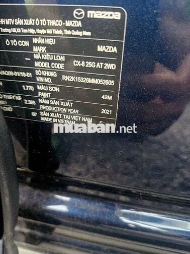 Mazda CX-8 Deluxe 2021 Xanh 7 chỗ