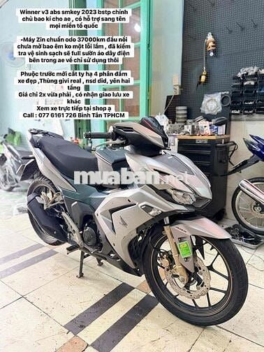 Honda Winner V3 ABS 2023 Bạc 37000km ko tua