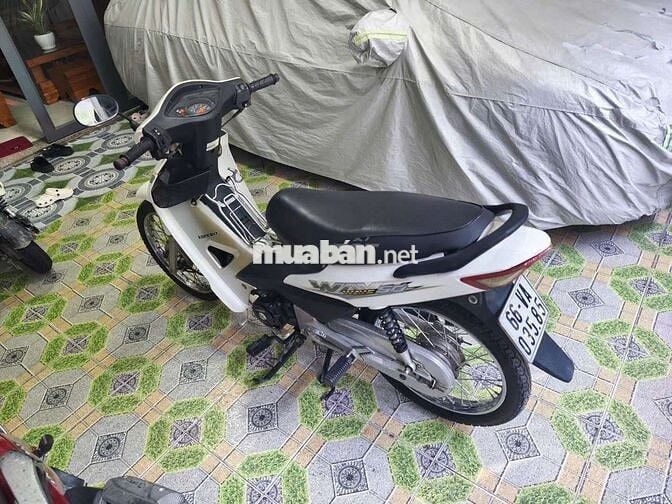 Honda Wave A Trắng Xăng