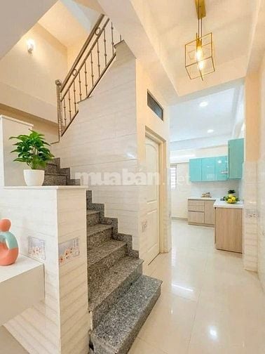 4x16, nhà có 2 lầu đúc, hẻm thông đường 16, Gò Xoài vào