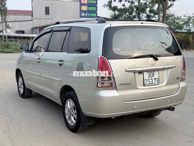 Toyota Innova G 2007 Số sàn Bạc