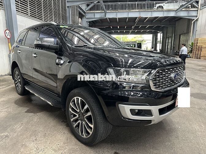 🚘 FORD EVEREST TITANIUM 2 Cầu 2021 , ĐEN GIÁ TL