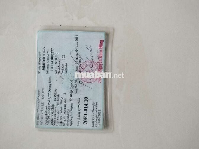 Honda SCR 110 2011 Trắng