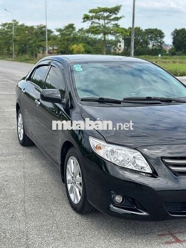 Toyota Corolla 1.8GLI AT 2008 Đen Tự động