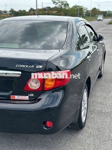Toyota Corolla 1.8GLI AT 2008 Đen Tự động