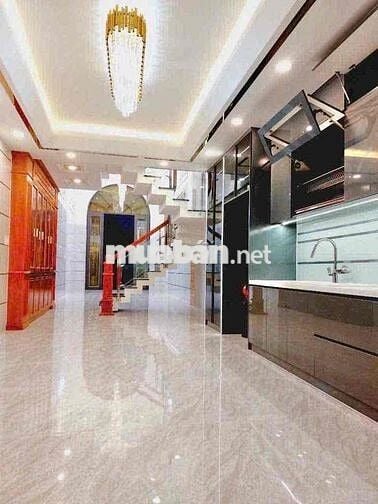 NHÀ MẶT TIỀN  MỚI 100% 5 TẦNG (4PN,5WC) KHU GÒ XOÀI ,BÌNH TÂN